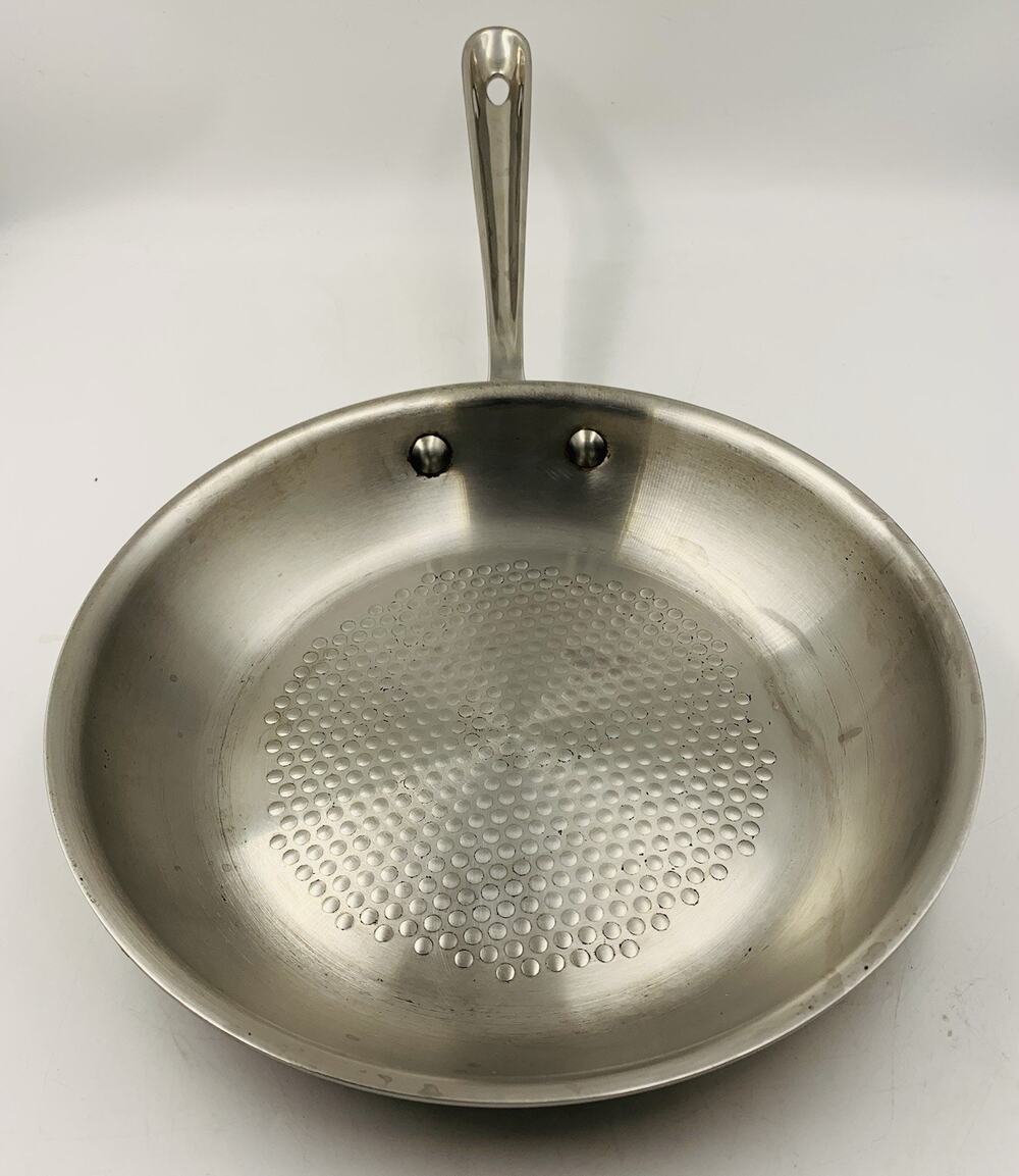 All-Clad D3 Stainless 10" Fry Pan, Silver - Made in USA